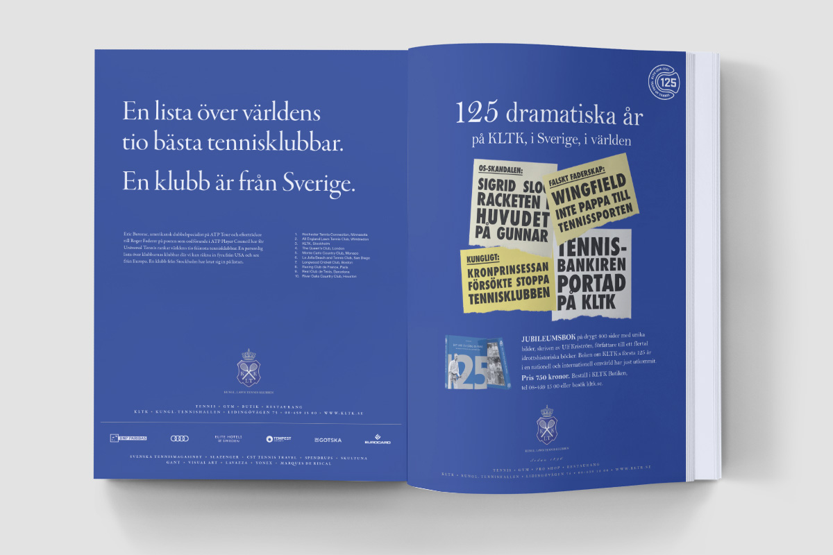 KLTK annons 125 år