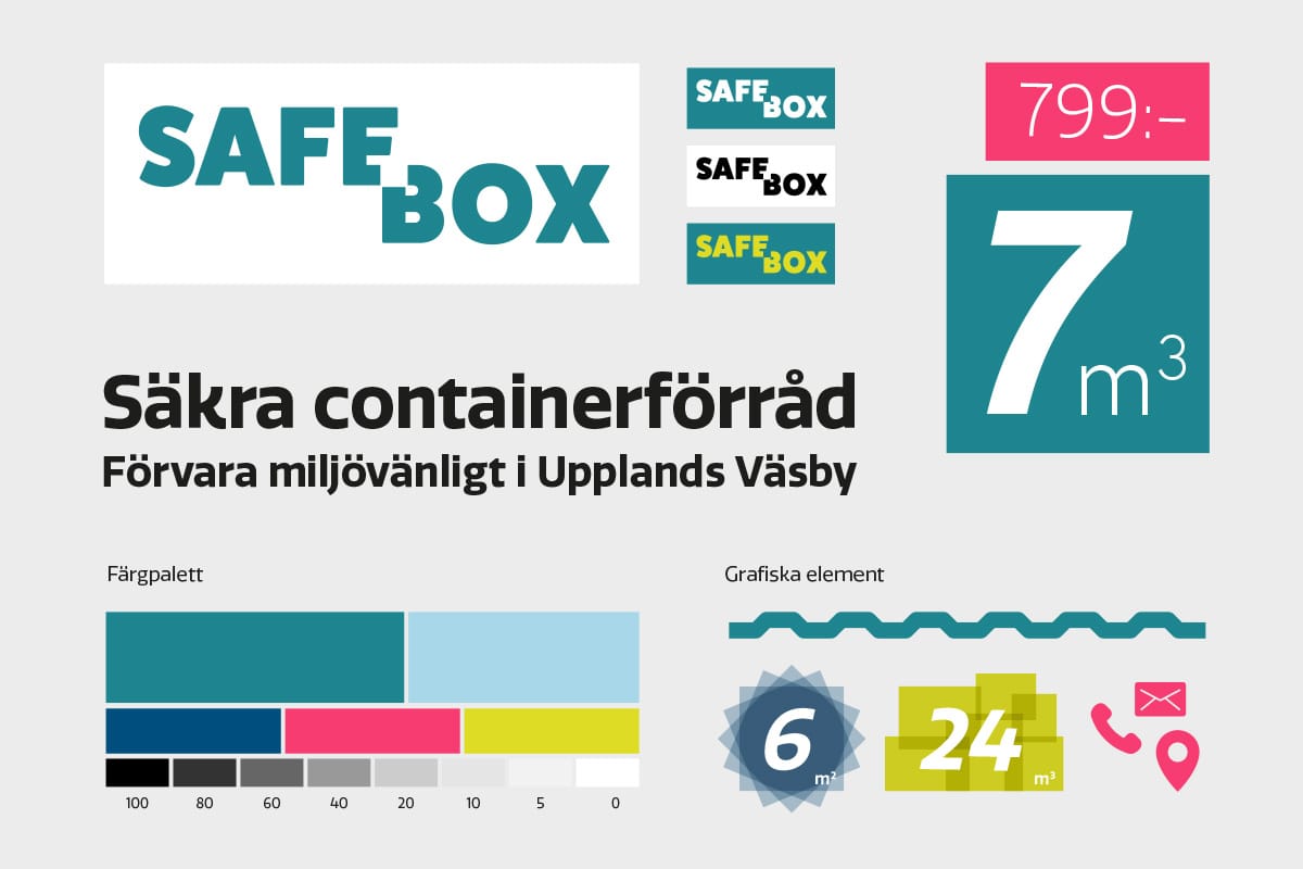Safe Box grafisk identitet